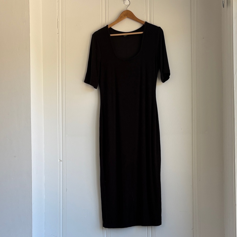 Rachel Zoe Black Bodycon Midi Dress